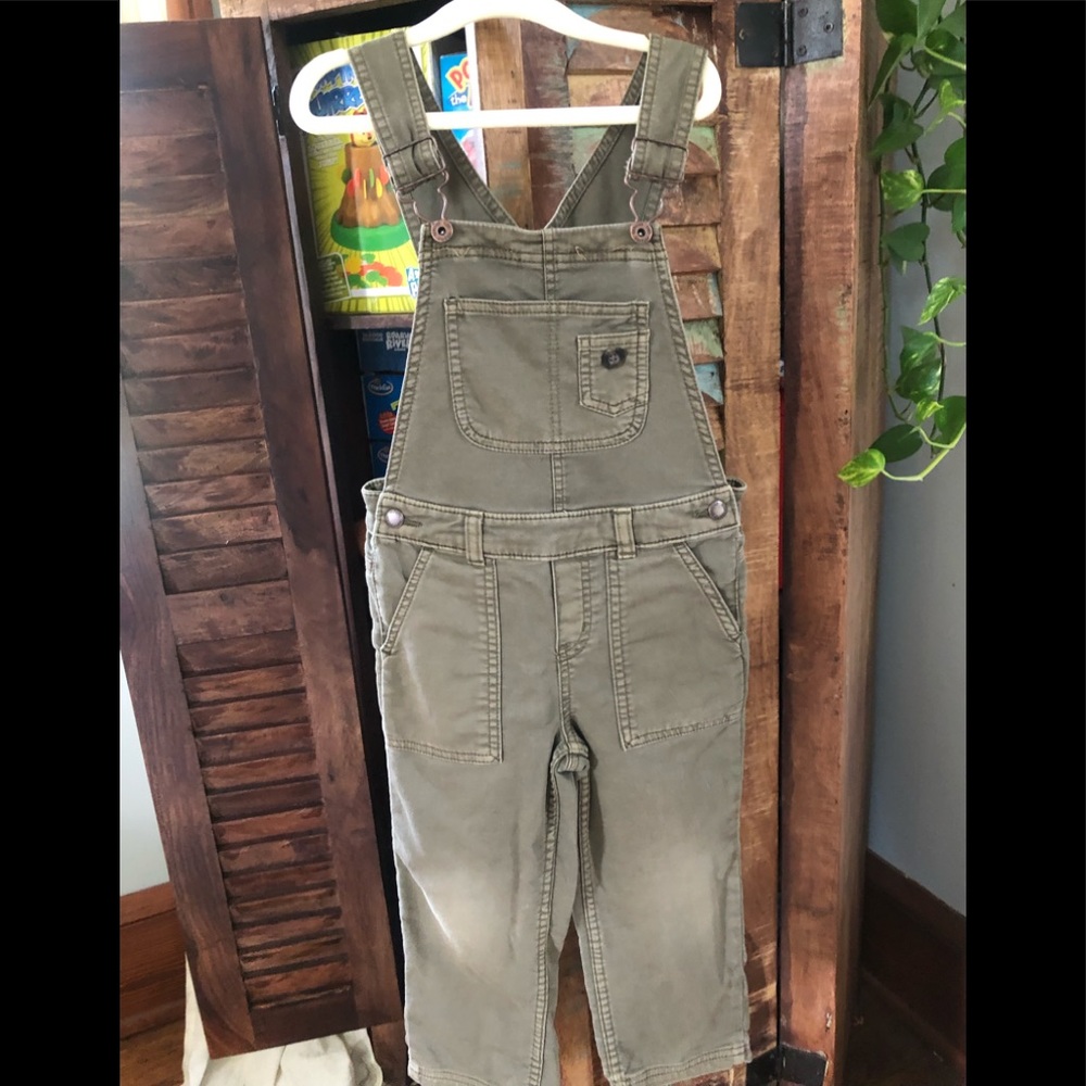 Genuine Oshkosh by Target Army Green Overalls 4T